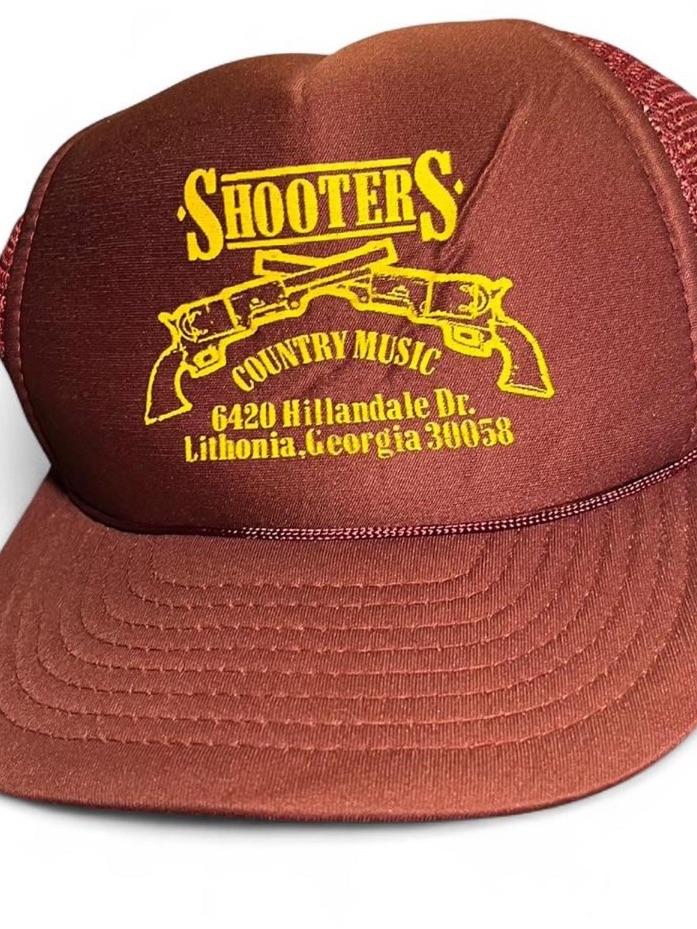 Vintage 80s Shooters Country Music Hat Trucker Snapback